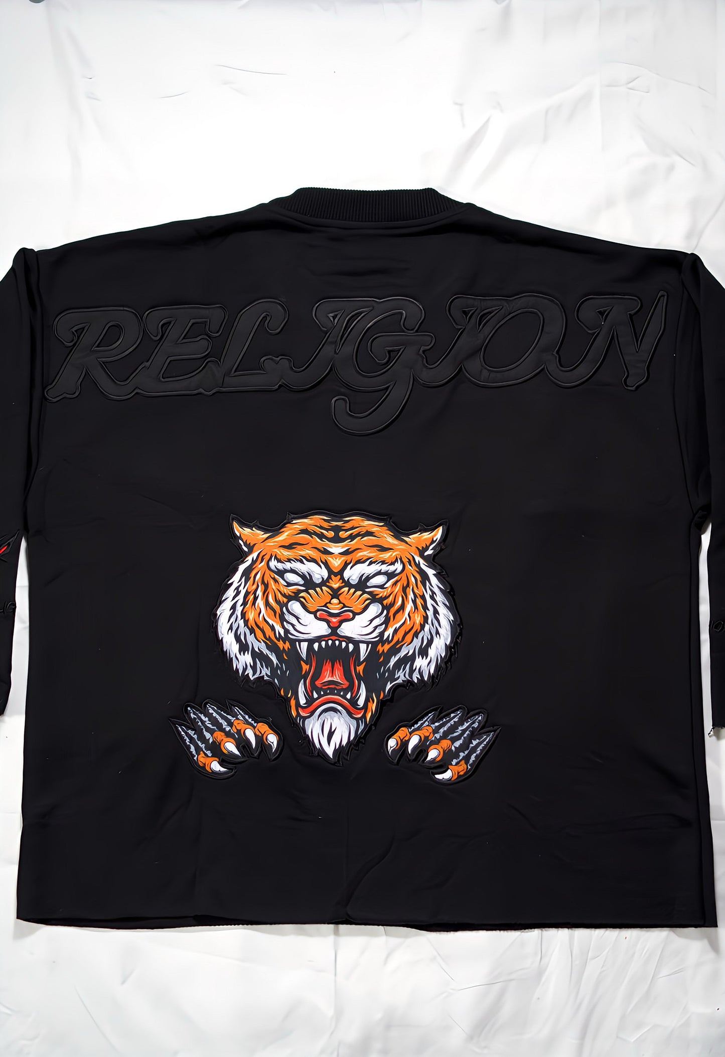 Beast Religion Oversized Cropped Tee