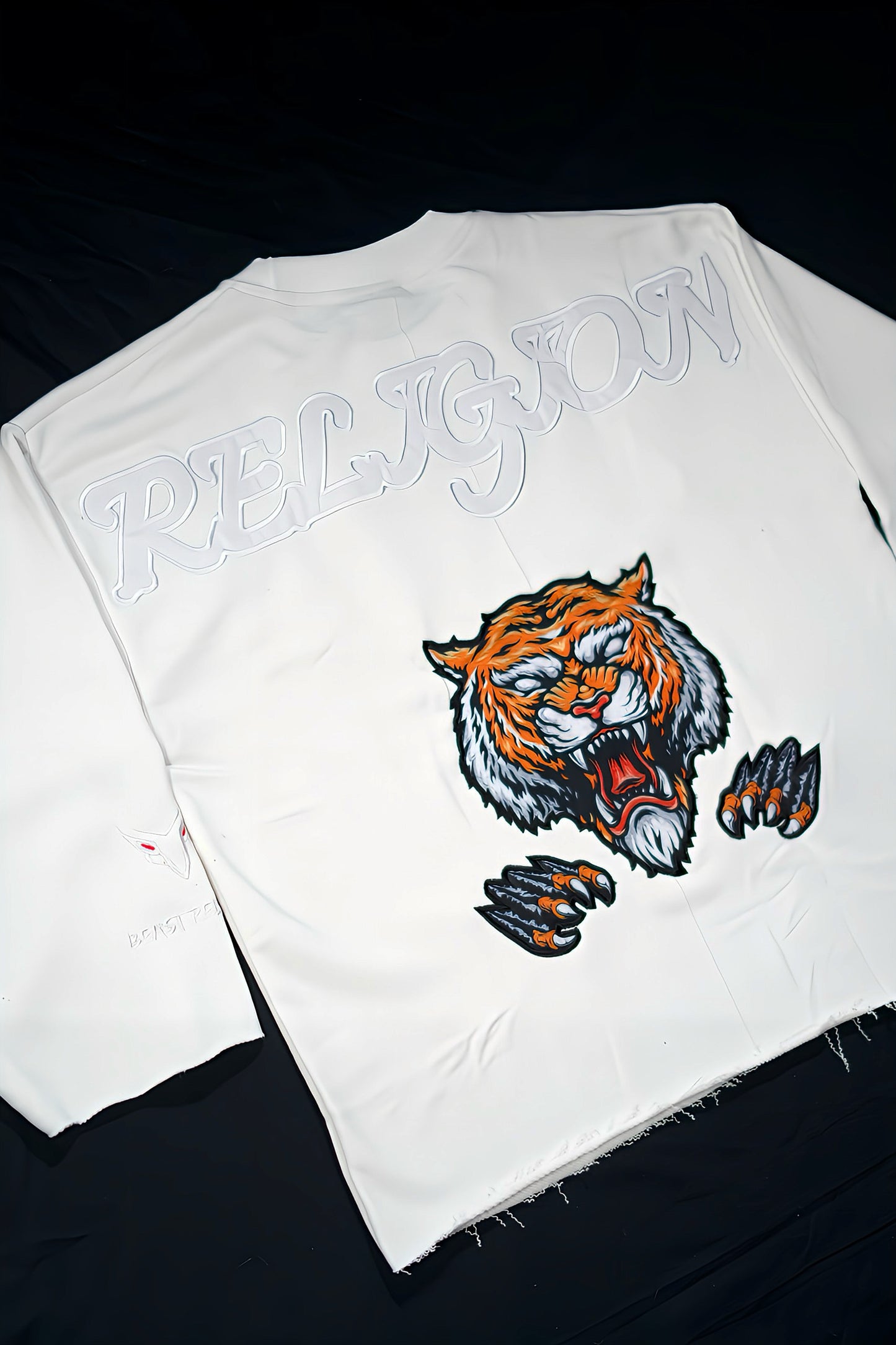 Beast Religion Oversized Cropped Tee