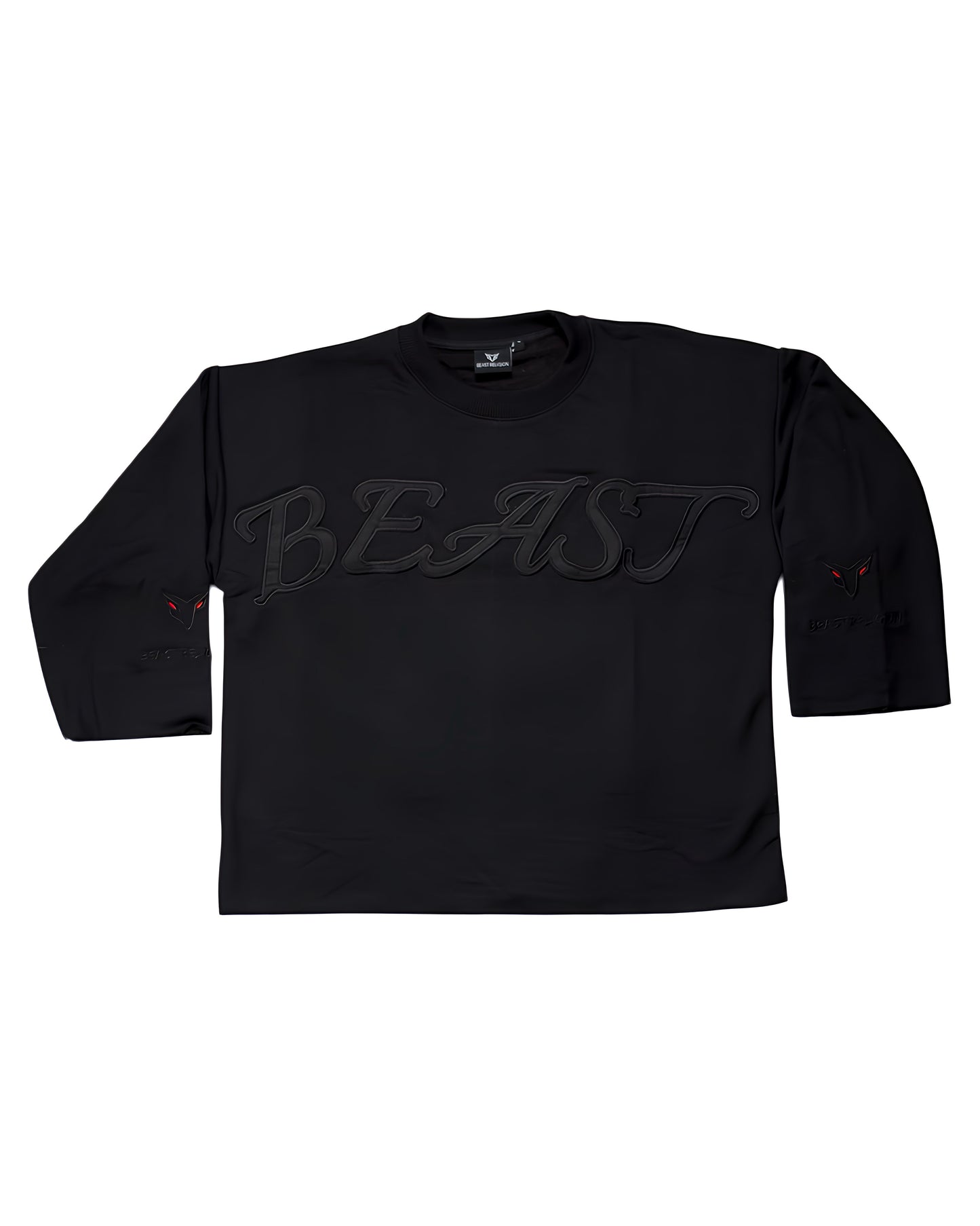 Beast Religion Oversized Cropped Tee