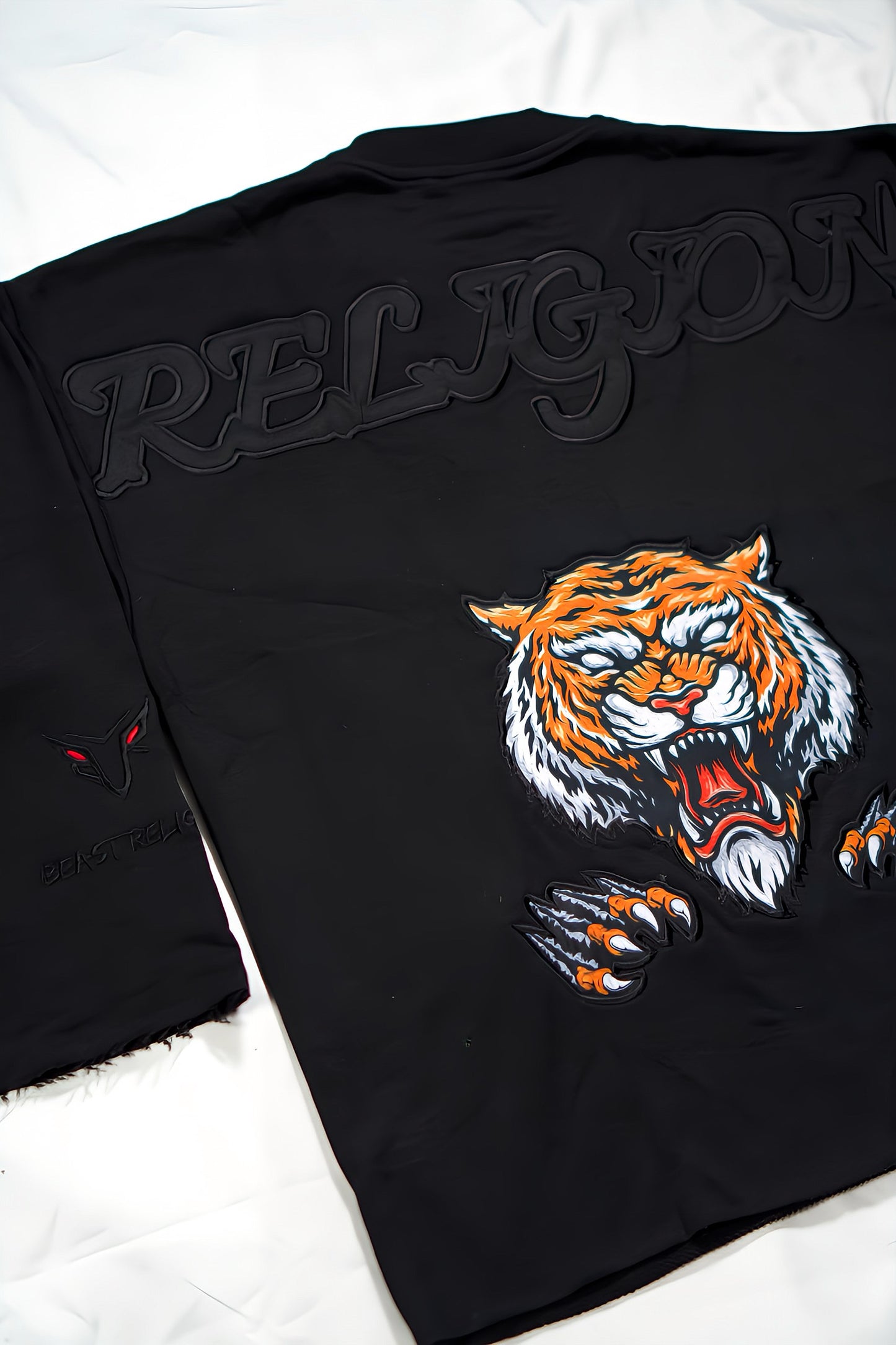 Beast Religion Oversized Cropped Tee