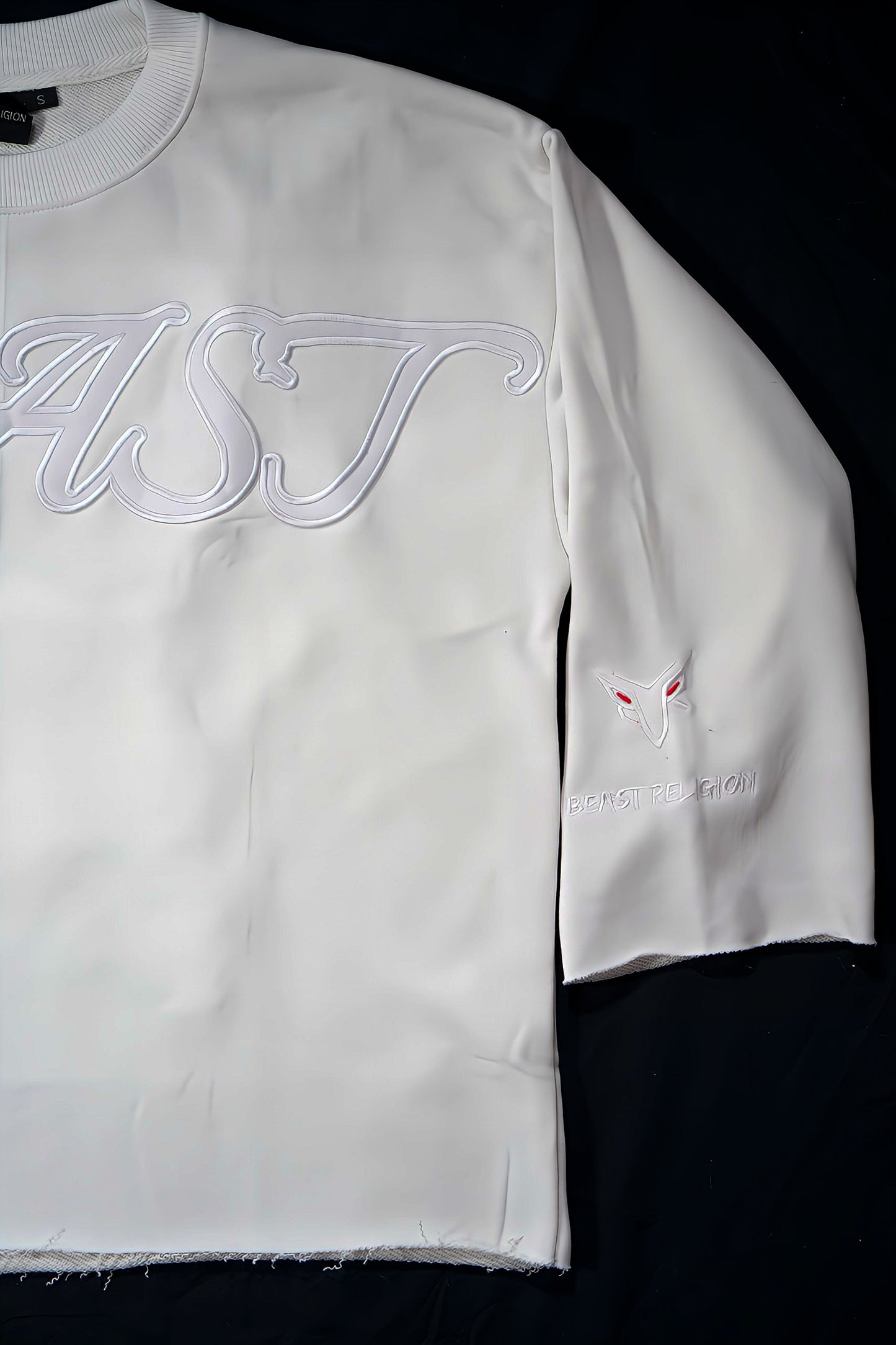 Beast Religion Oversized Cropped Tee