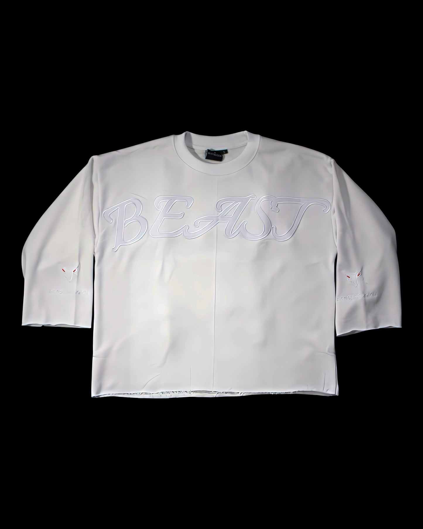 Beast Religion Oversized Cropped Tee