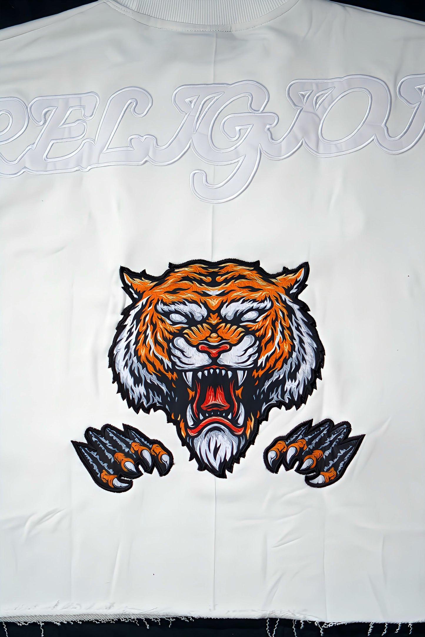 Beast Religion Oversized Cropped Tee