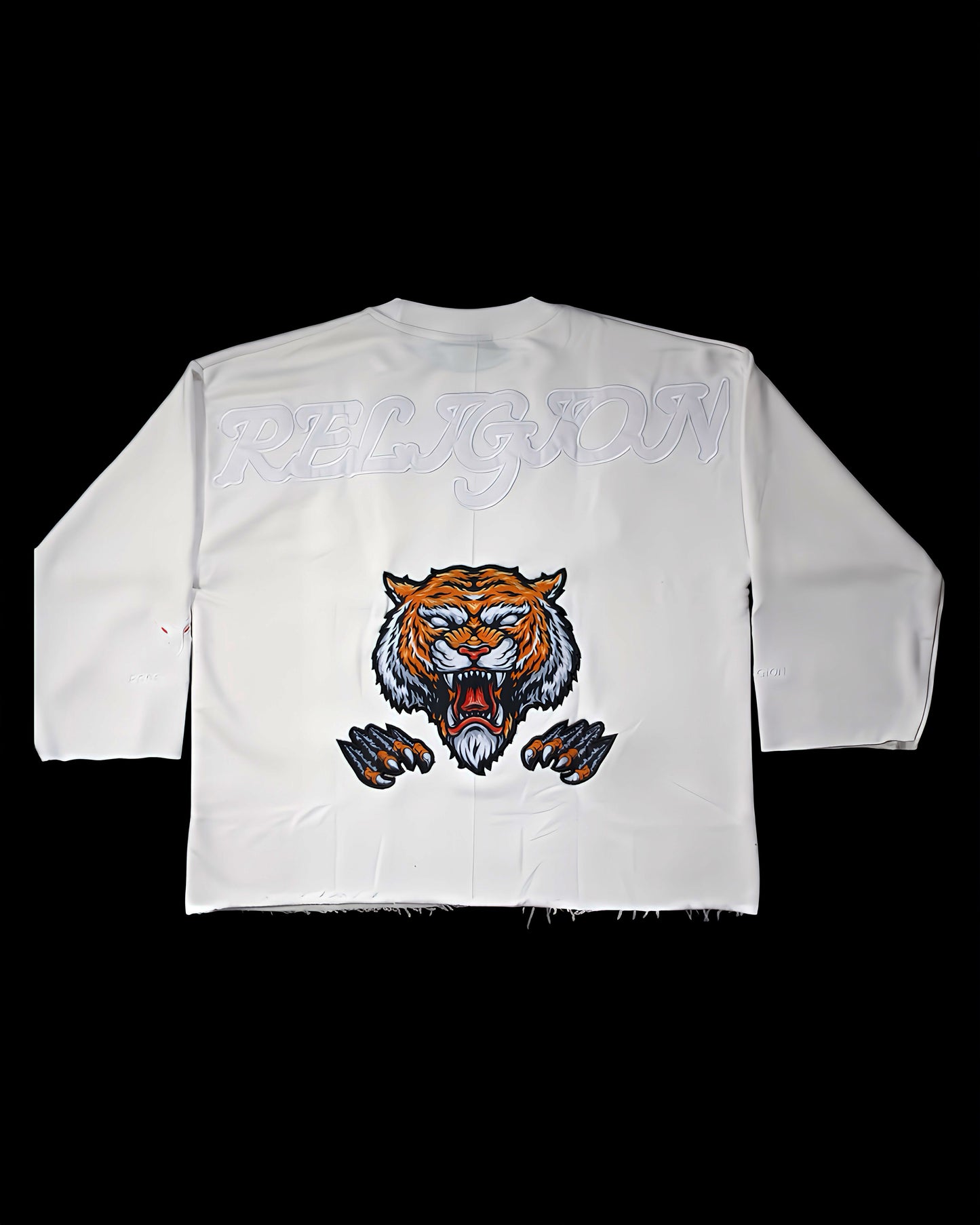 Beast Religion Oversized Cropped Tee