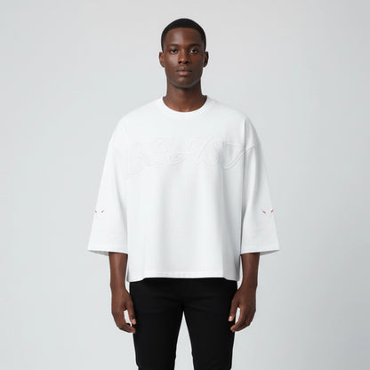Beast Religion Oversized Cropped Tee