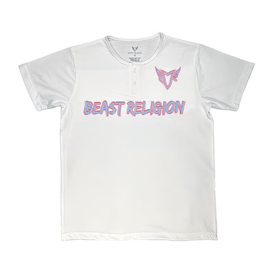 BR Summer Embroidered Henley Shirt