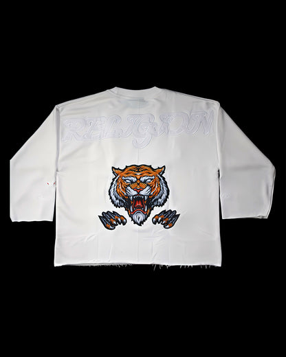 Beast Religion Oversized Cropped Tee